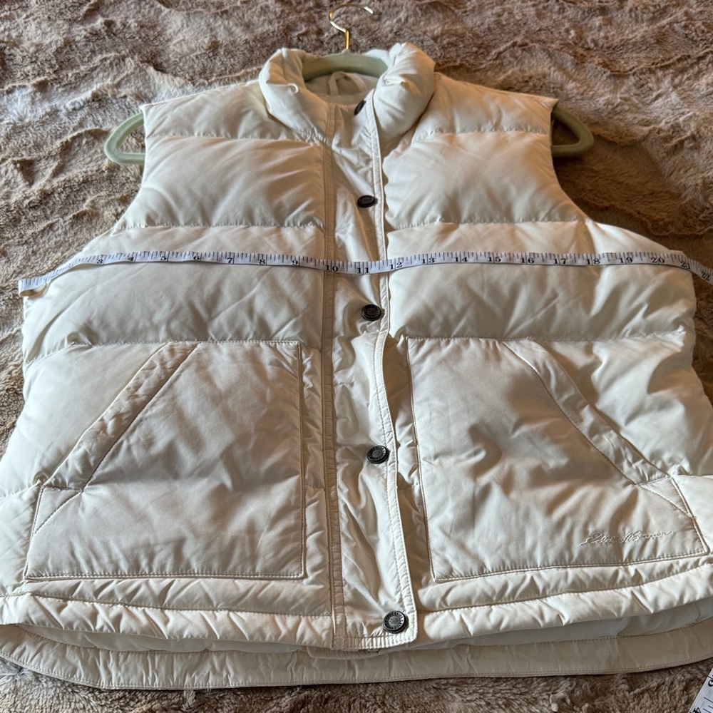 Eddie Bauer Premium Goose Down Vest – Women’s Size L - Picture 4 of 10